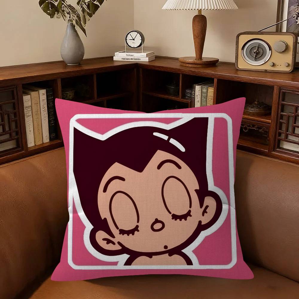 Cushion Personalized Picture Text Home Decorative Pillows Household Gifts 45X45Cm Popular Anime Astro Boy