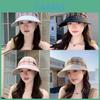 Cappello Estivo a Tesa Larga Con Materiale Traspirante in Cotone e Lino Per Viaggi all'Aperto e Protezione Solare