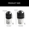 304 Stainless Steel Wire Rope Coupling Sleeve Fitting, 2 Section Connection, Corrosion Resistant, Includes Wrench Tool