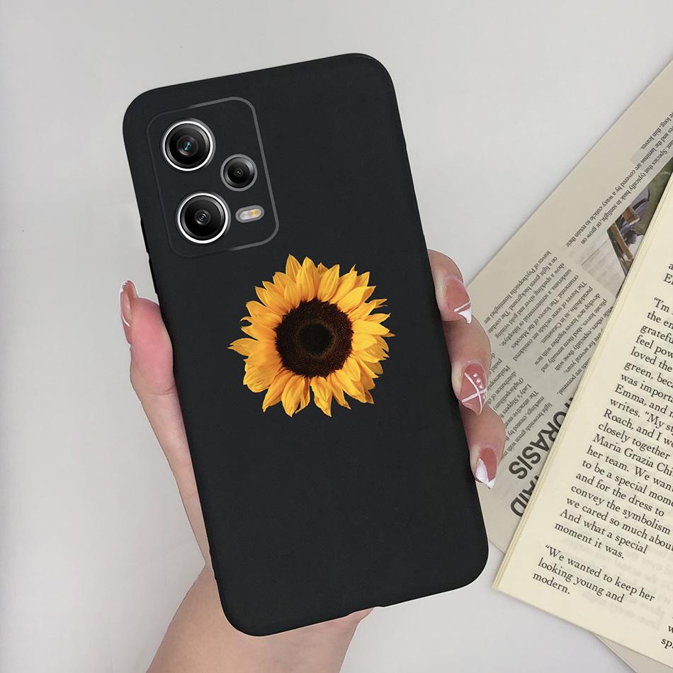 For Xiaomi Redmi Note 12 Pro+ Plus 5G Phone Case Love Heart Girl Silicone Matte Shockproof Cover For Redmi 12Pro + Funda Bumper