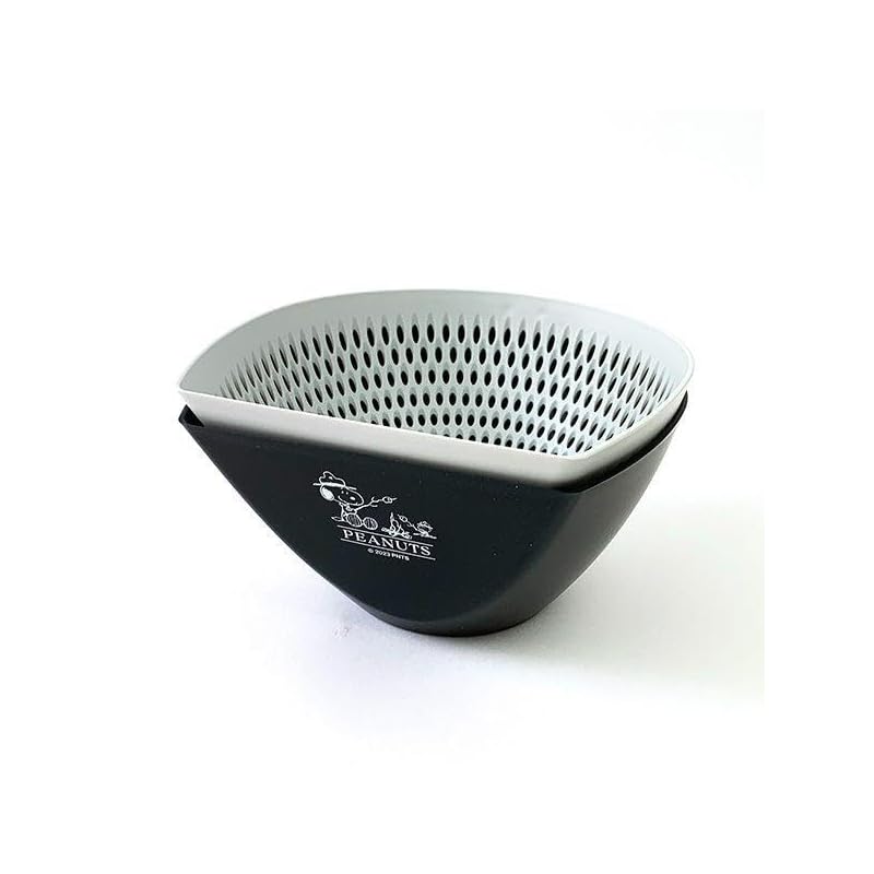 

marimo craft SNOOPY chili trisal bowl L black chef H9.7×W18.2×D16.5cm SPNC-049
