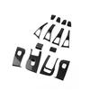 Carbon Fiber Interior Door Window Switch Panel Cover Trim Decoration Accessories For Tesla Model 3 2017-/Model Y -