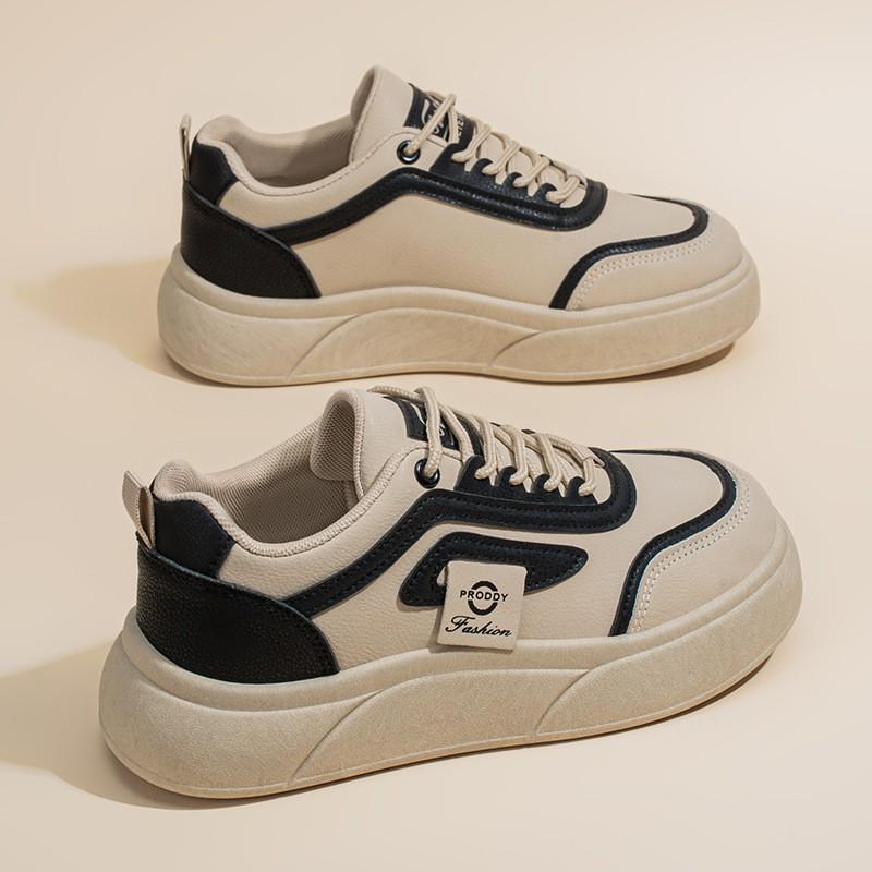 

New Breathable Small White Shoes Women All-matching Platform Sole Sports Casual Skate 38