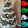 2PCS 2M Árvore de Natal Boa de penas brancas Tira de fita de Natal Festa Guirlanda Decoração Vestuário Tecido DIY Artesanato