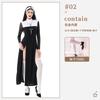 Halloween Adult Costume Cosplay Sexy Cross Nun Costume Mardi Gras Costume