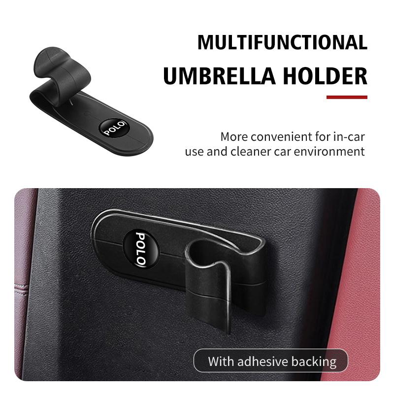 CUP1 Car Trunk Mounting Bracket Umbrella Holder Clip Hook For Volkswagen VW Golf Polo 4 5 6 Passat B5 B6 B7 CC Jetta Tiguan