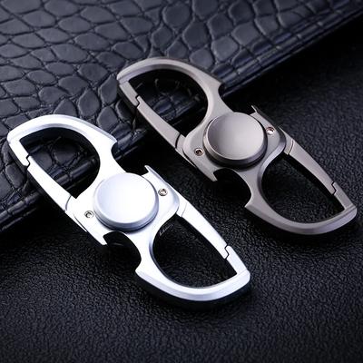 Multi-Functional Edc Stress Relief Toys Keychain Fidget Spinner Alloy Bottle Opener Metal Finger Cool Gift For Adults Kids