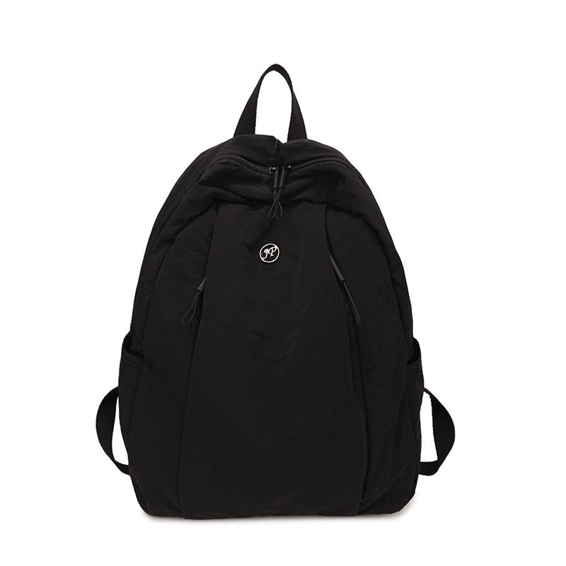 

Сверхлегкий водонепроницаемый нейлоновый рюкзак - Стильный и вместительный для путешествий или школы One Size чёрный