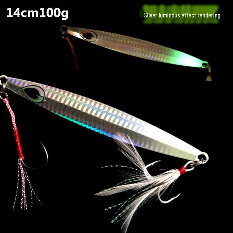 Wanya Sea Snake Nanyou Ocean Casting Metal Lure, 14cm/100g