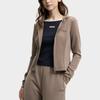 FILA Original Fashion Lifestyle Series Slim Fit Knitted Hooded Zip Jacket Women jackets F11W629502F-BN