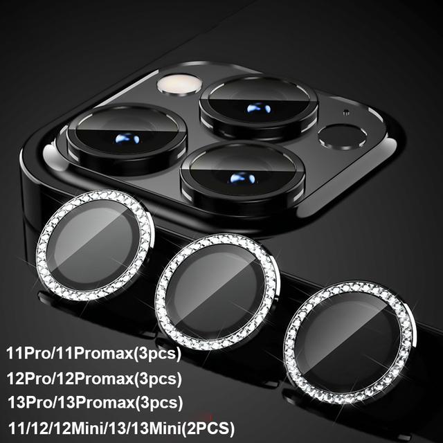 3-2PCS Camera Lens Protector for IPhone 16 15 13 11 12 14 Pro Max 9H Lens Glass for IPone 15 Pro Max 14 Plus 12 13 Mini Accessories
