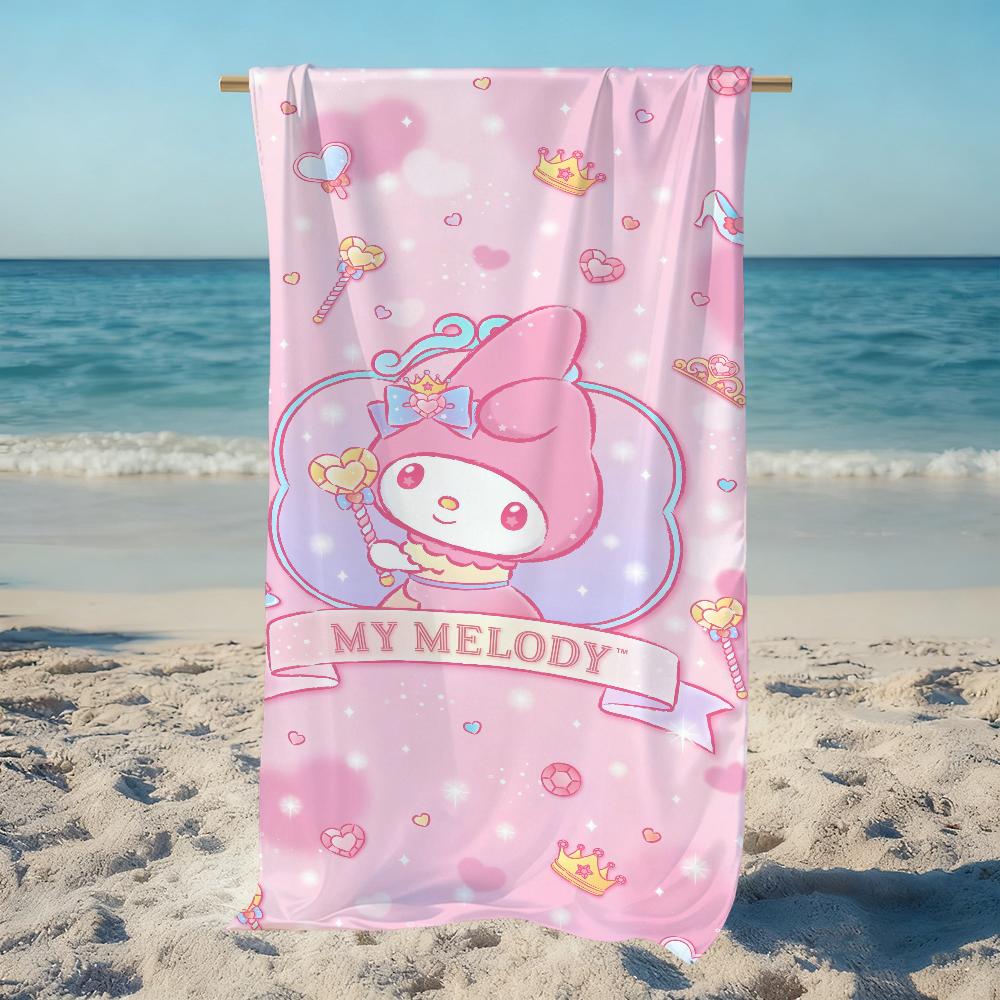 M-melody cute cartoon Towel Beach Quick Dry Soft Pool Towels Gift for Travel Gym Shower Camping sports