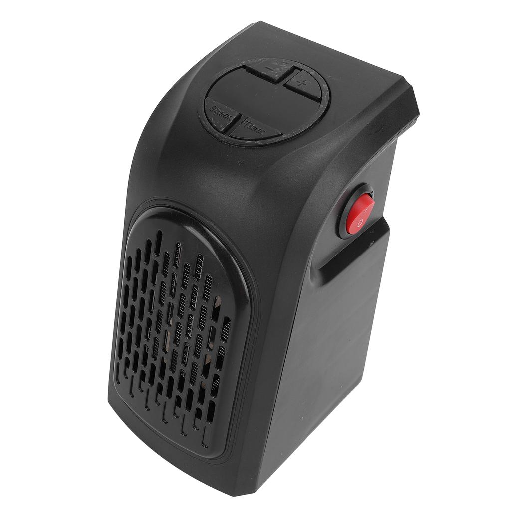 Plug In Heater with On Off Timer Digital Display High Security 400W Portable Plug In Space Heater for Travel EU Plug