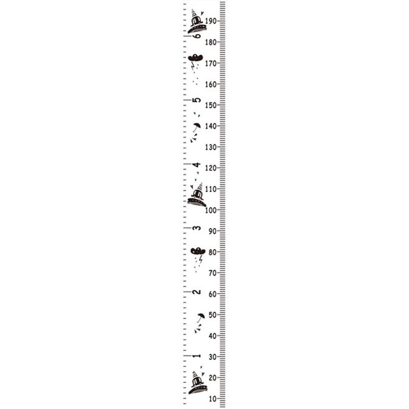 Kids Growth Measurement Ruler Wood Frame Canvas From Baby To Adult Measurement Ruler For Child's Room Living Room Decoration