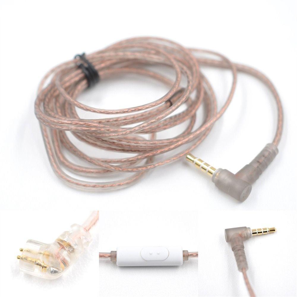 Pin Oxygen-Free Copper Upgrade Twisted Cable High-Purity In Ear Cable 2Pin Headphone Cord KZ Earphones Cord ZS10 Earphone Wire