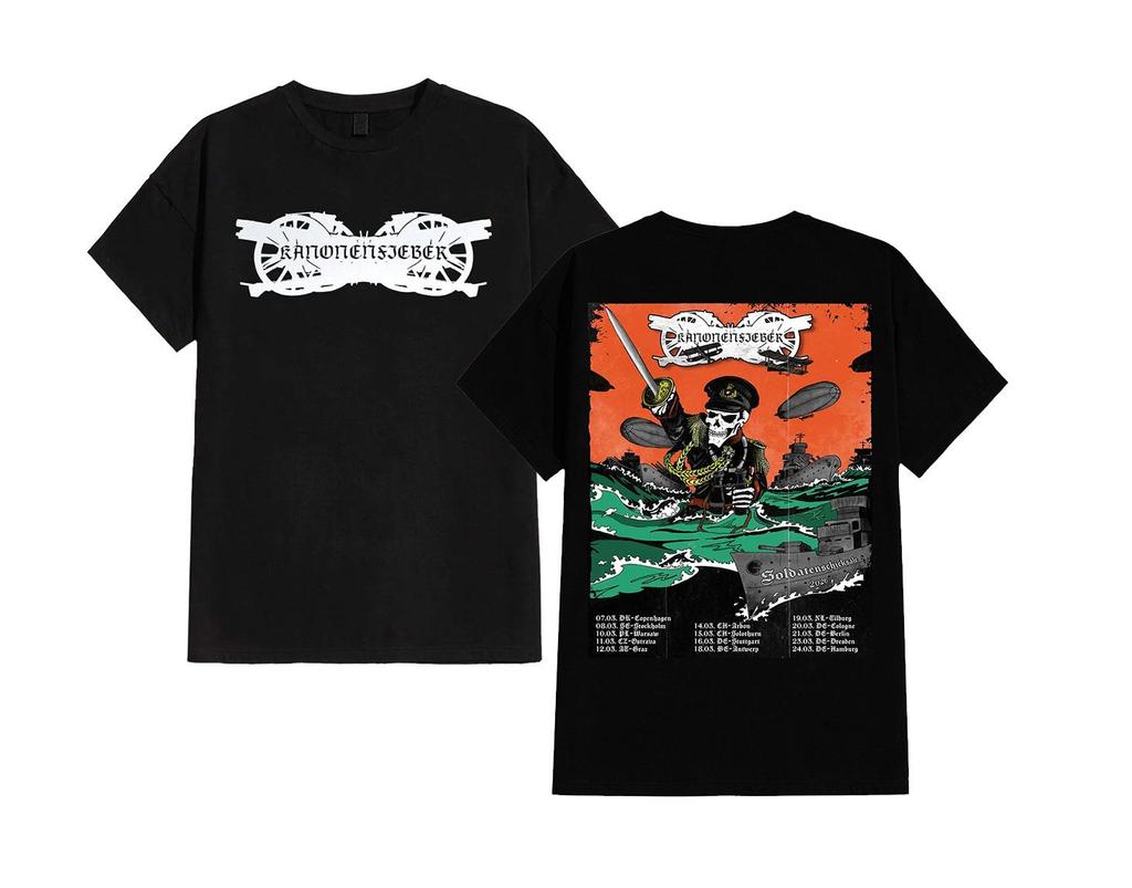 Kanonenfieber Soldatenschicksale tour 2026 Shirt - Kanonenfieber Band Tee - Kanonenfieber T-shirt Hoodie - Soldatenschicksale tour Shirt