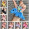 Fashionable Dinosaur Plush Keychain Simple Design Dinosaur Plush Keyring  Backpack Accessory