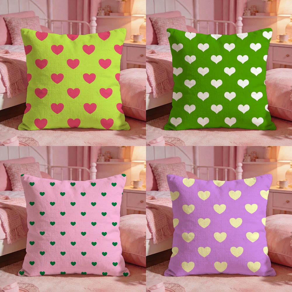EEnergy Heart AlloverS Cushion Cover Premium Comfort Reversible Pillow Cove Two in One Design for Any Room Car Interior