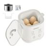 KAWU Boiled Egg Fully Automatic Egg Holds 4 Onsen Egg Onsen Egg Tabletop Electric Kitchen Perfect for Lunch Boxes and Christmas Gifts Maker, Cooker,