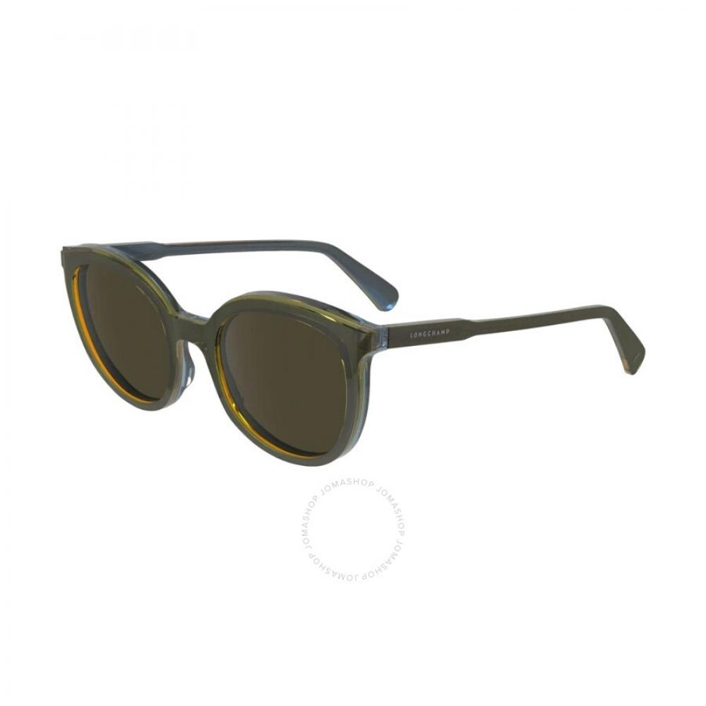 

Longchamp Green Oval Ladies Sunglasses LO739S 310 50