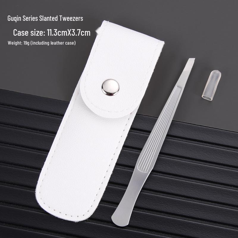 Multi-Use Stainless Steel Tweezers for Eyebrow Shaping, False Eyelashes, Facial Hair & White Hairs