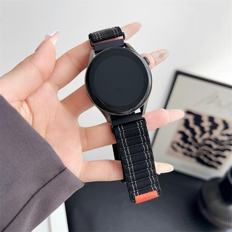 Nylon Loop Strap for Samsung Watch 6/5/5Pro 4/6 Classic Huawei Watch 4/3/GT3 20mm 22mm Bracelet Wristband Amazfit GTS/GTR 4 3