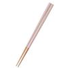 Nakano Chopsticks Coated Dishwasher Safe Natural Wood 23cm Dusty Color Pink Non-Slip Processing Easy Grip Wakasa Made Japan
