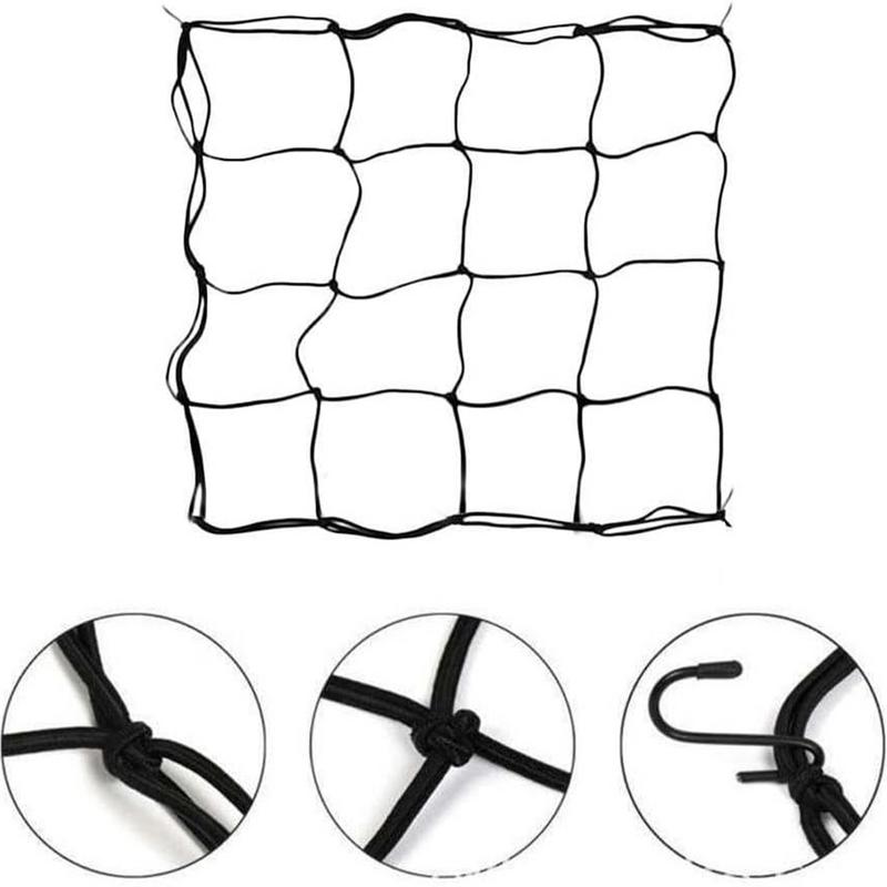 Trellis Net for Grow Tent Elastic Hydroponics Support Plant Net with Hooks Growing Net 4x4 Inch Grid Heavy-Duty Construction
