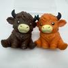 Jumbo Hooglandkoe Stressballen Squishies Fidget Speelgoed Knijpbal Fidget Speelgoed voor Volwassenen Langzaam Rijzend Stressverlichting Knijpspeelgoed