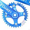 Crankset Lightweight Aluminum Alloy Square Taper Single Speed Narrow Wide Chainring 170mm