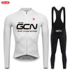 Raudax GCN Man's Long Sleeves Cycling Jersey Sets Mountain Bike Cycling Wear Road Bike Cycling Sportswear Ropa Ciclismo Maillot