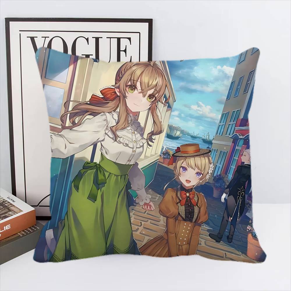 Anime Secrets Of The Silent Witch Pillow Case Square Pillow Bedroom Sofa Leisure Comfort Cushion Car Home Decoration