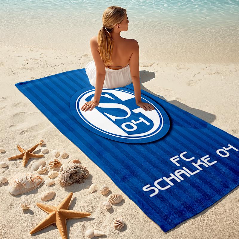 1pc Football Team (48) Beach Towel, Comfortable and Thick, and Swimming/Bath/Picnic/Camping Towel, Suitable for Seaside Beaches