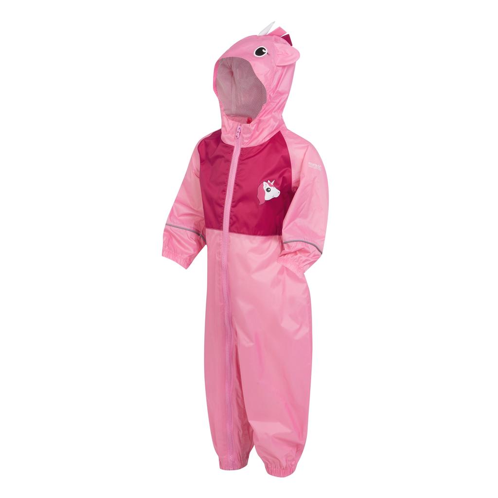 Regatta Childrens/Kids Charco Luna Unicorn Puddle Suit