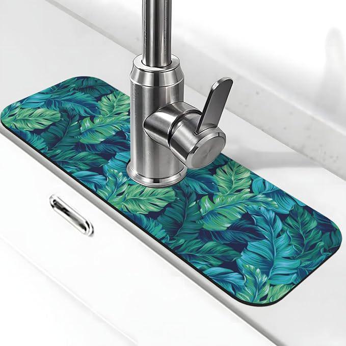 Badezimmerarmatur Ablass- und Wasserabsorptionsmatte für Waschbecken und Arbeitsplatten
