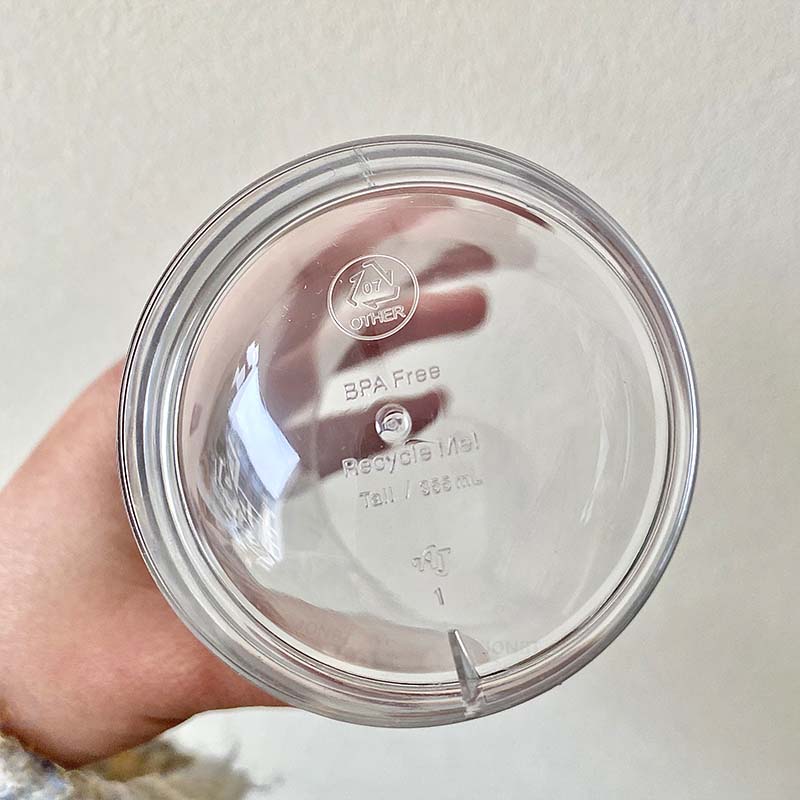 Koreański Prosty Kubek na Iced Americano Tritan Plastikowa Butelka na Wodę Dla Kobiet Przezroczysty Kubek do Kawy Biuro Mleko Herbata Matcha Napój