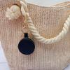 Convenient Keychain Jewelry Holder PU Leather Ring Case for Secure Storage of Accessories In a Compact Travel Size