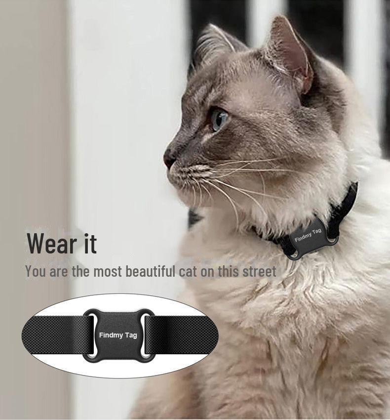 Pet Tracker Collar: Anti-Lost Dog Locator with Airtag Positioning