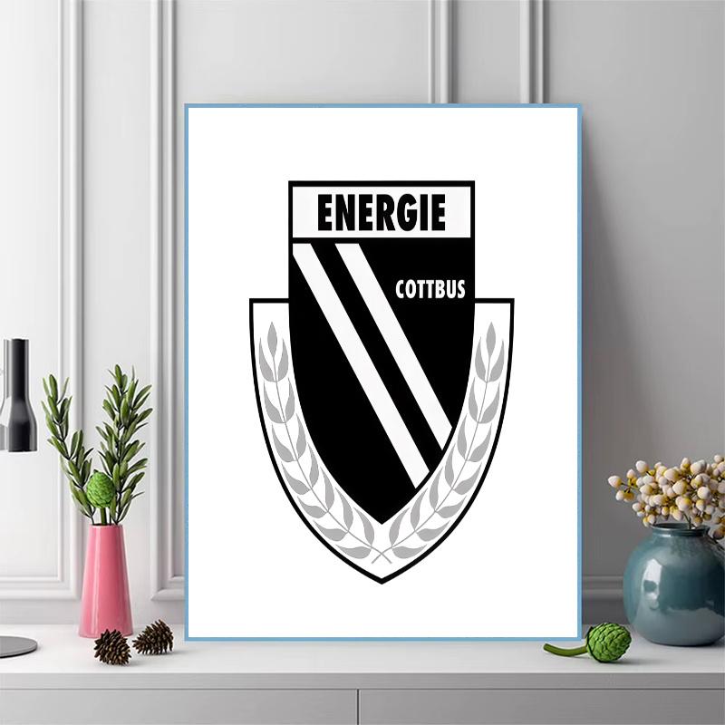 Energie Cottbus FC Pattern 3pcs 100% Round Full Drill 5D DIY Diamond Painting Embroidery Cross Stitch Rhinestone Décor