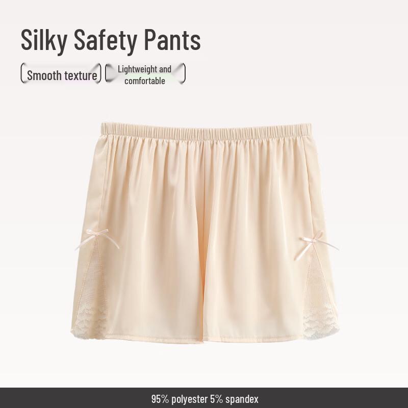 

Fenteng Women s Ice Silk Anti-Exposure Safety Shorts XL