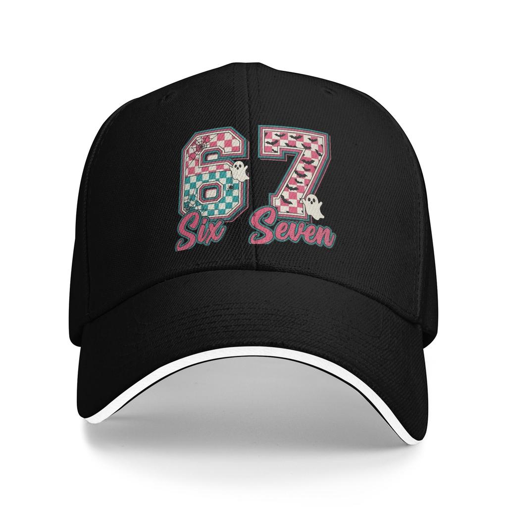 67 Funny Meme Halloween Sun Baseball Cap Summer y2k Cool Hip Hop Hats For Men Women Outdoor Gym Snapback Cap