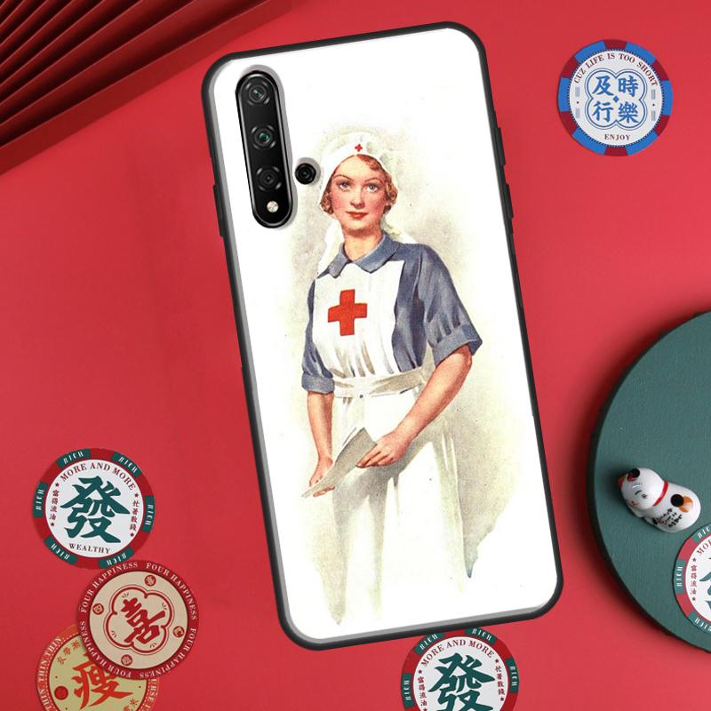 Cartoon Medicine Doctor Nurse For Huawei P20 P40 P30 Lite P60 Pro Nova 12s 11i 12i 10 9 SE 5T Y91 Y90 Y60 Y70 Y72 Y61 Case