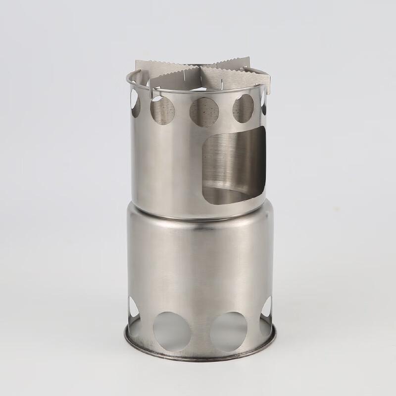 

Outdoor Portable Stainless Steel Wood Burning Stove 18*13