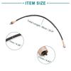 ACROPIX Motorcycle Tachometer Cable Line Wire 11mm for Suzuki Compatible with GN125 Black 1pcs