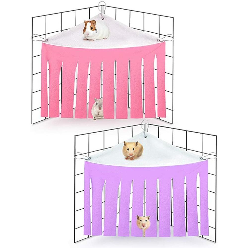 Soft Hamster Hanging Bed Breathable Hideaway Toy Cozy Hamster Hideout Tent  for Guinea Pig