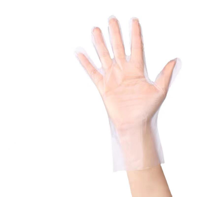 Food Grade Transparent TPE Disposable Catering Gloves - Thickened for Commercial and Household Use