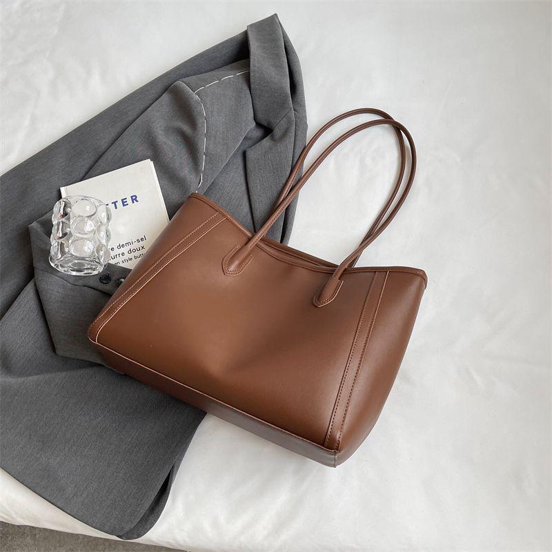 Women's High-Capacity Versatile Tote - 2025 Spring/Summer Shoulder Bag for Work and Commute