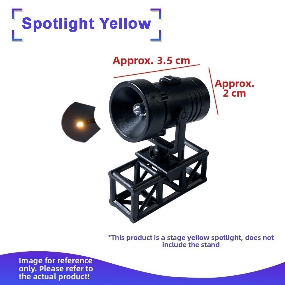 Black Framework Building Block Stage Colorful Spotlight Mini Stage Truss Miniature Stage Display