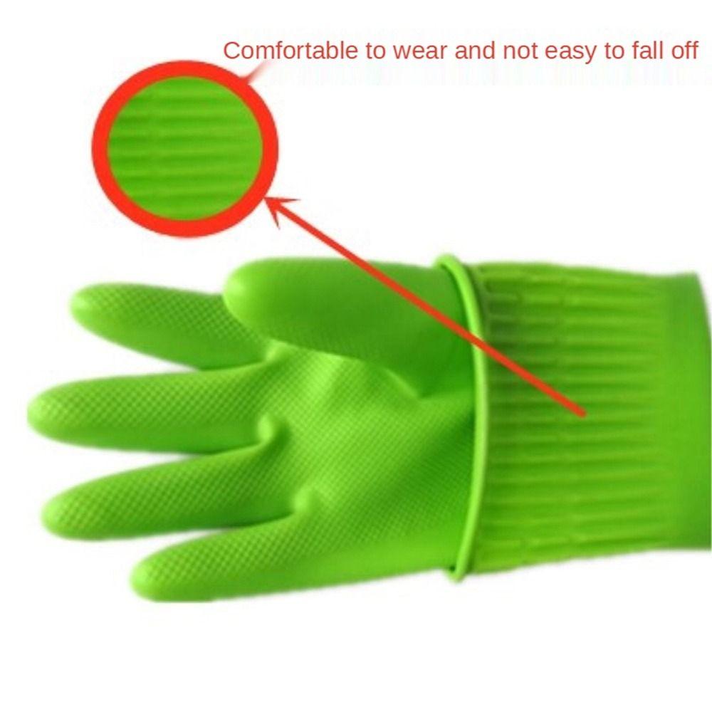 Repeatable Waterproof Dishwashing Kitchen Cleaning Gloves Household Cleaning Tool Rubber Gloves