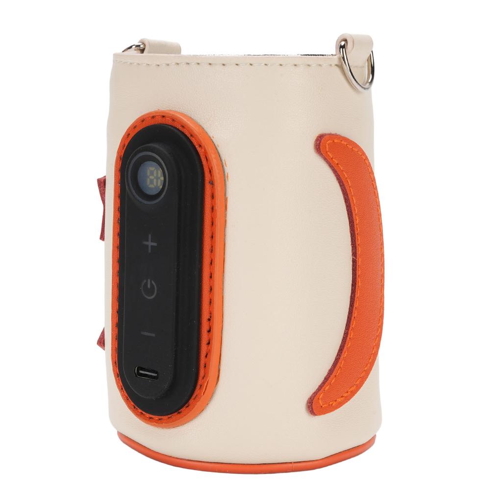 Milk Bottle Insulation Cover Stable Constant Warming Portable 10W USB Warmer Bottle Cover with Digit